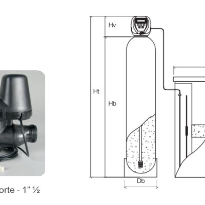 Prodinter - Productos - Descalcificadores Industriales - Descalcificador WS1.5Ci UF Contracorriente